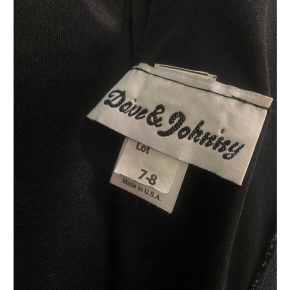 Vintage Formal Midi Dress US 7/8 Floral Silver Beige Bodycon Gown Classic Glam - Picture 8 of 10